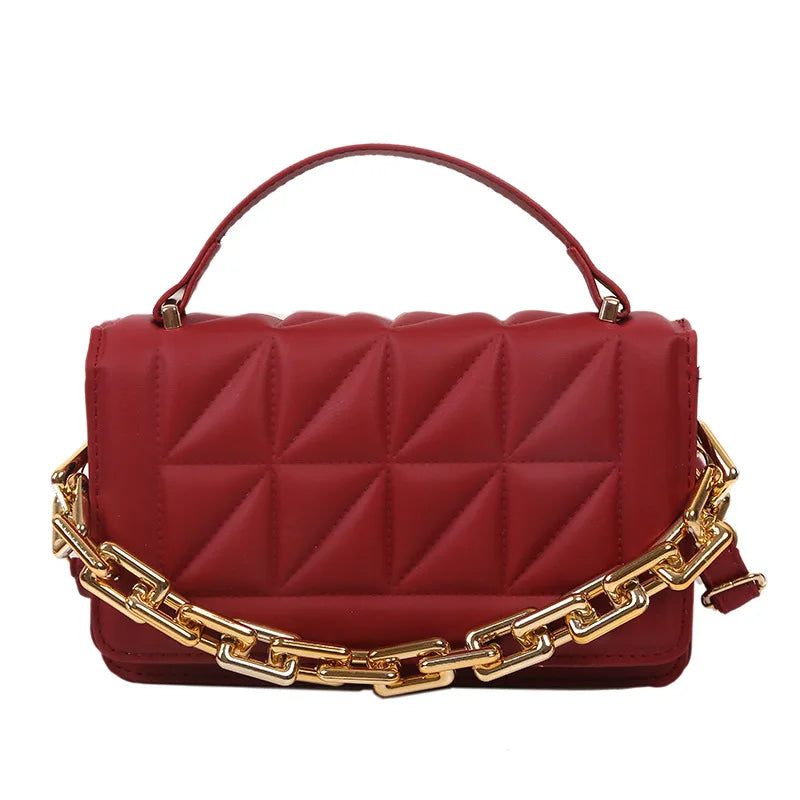 Thick Chain Handbag Adjustable Shoulder Strap Crossbody Bags