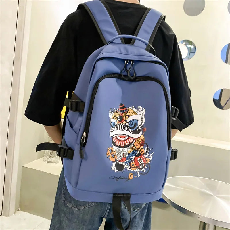 Big Student Backpack Rucksack Girls School Bag Women Backpack Female Travel Moch