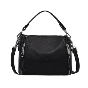Leather Women's Shoulder Bag Bucket Clutches Female Crossbody Bags