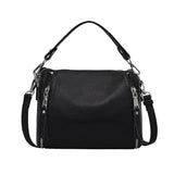 Leather Women's Shoulder Bag Bucket Clutches Female Crossbody Bags