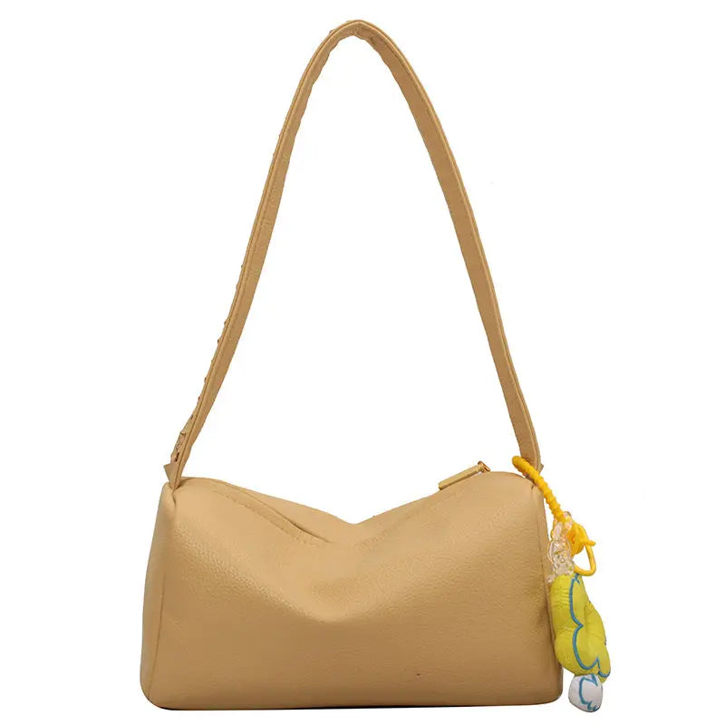 Boston Pillow Tote Bags Women Green Soft Leather Handbags