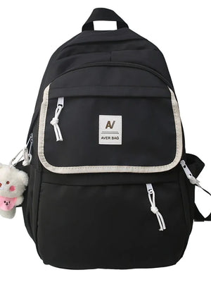 Breathable Backpack Women's Bag Large Capacity Schoolbag for Student