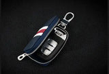 British Style Colorful Stripes Key Wallet Leather Key Wallet For Car