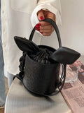 Bucket Bag Women's Tote PU Leather Crossbody Shoulder Bags for Women