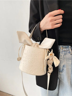 Bucket Bag Women's Tote PU Leather Crossbody Shoulder Bags for Women