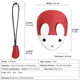 Bunny Key Wallet Leather Smart Key Holder Soft Bag Housekeeper Key Chain