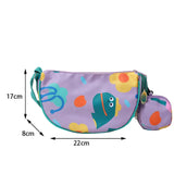 Cartoon Print Women's Sling Bag Casual Crossbody Handbag