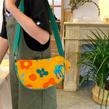 Cartoon Print Women's Sling Bag Casual Crossbody Handbag