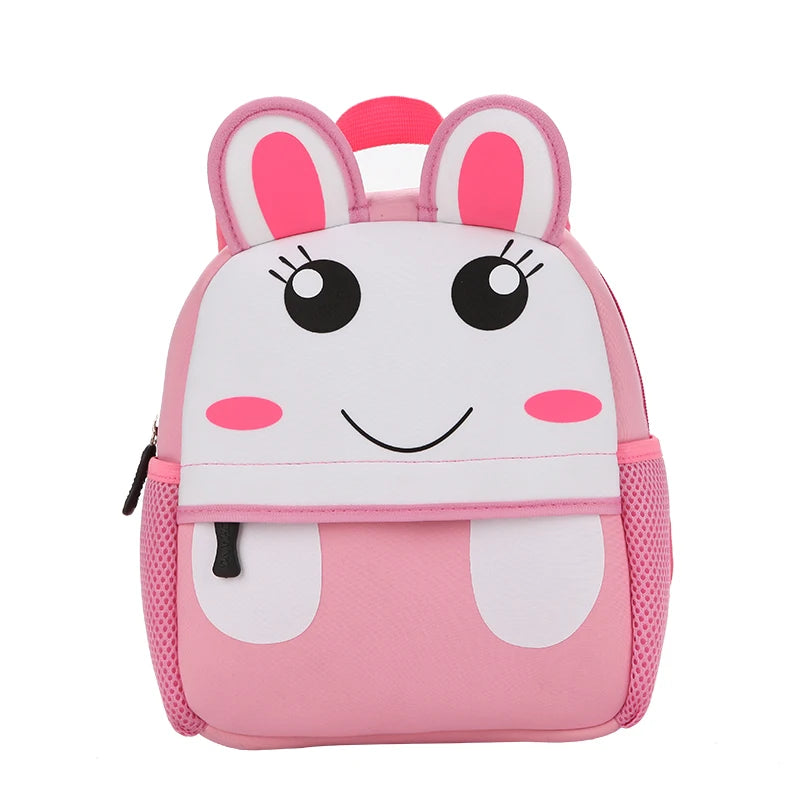 3D Animal Kids School Bag for Girls Boys, Cartoon Dog Monkey Backpack