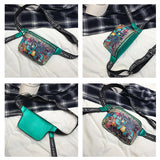 Cartoon Fanny Pack Waist Bags Women Crossbody Chest Bag
