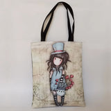 Casual Cartoon Printing Women Handbag Female High Durable Canvas Shoulder Bag