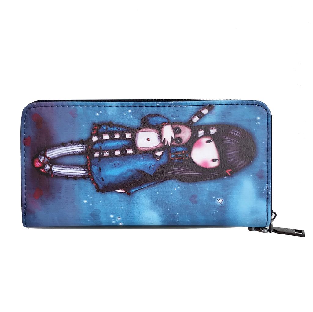 Casual Cartoon Printing Women's Wallet Soft PU Leather Purse Pretty Clutch