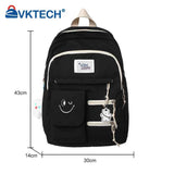 Casual Ladies Bookbags Hit Travel Book Backpack College Backpack Large Capacity