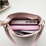 Casual Small PU Leather Messenger Bag for Women
