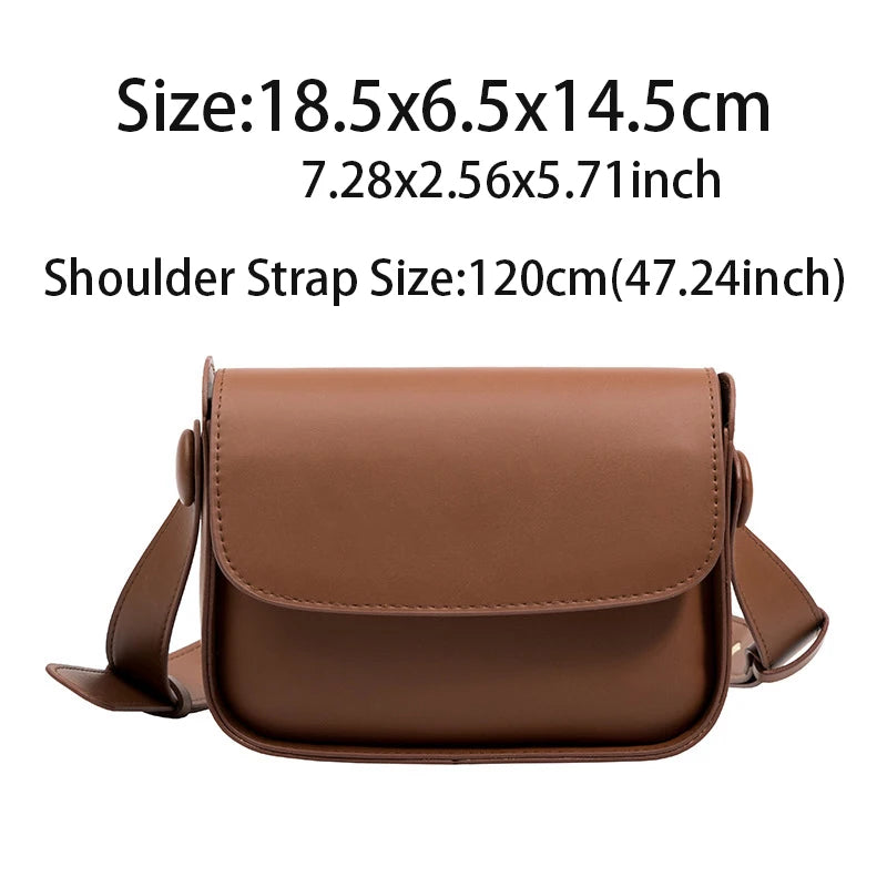 Casual Small Bag for Women Female Shoulder Bags INS PU Leather Crossbody Bags