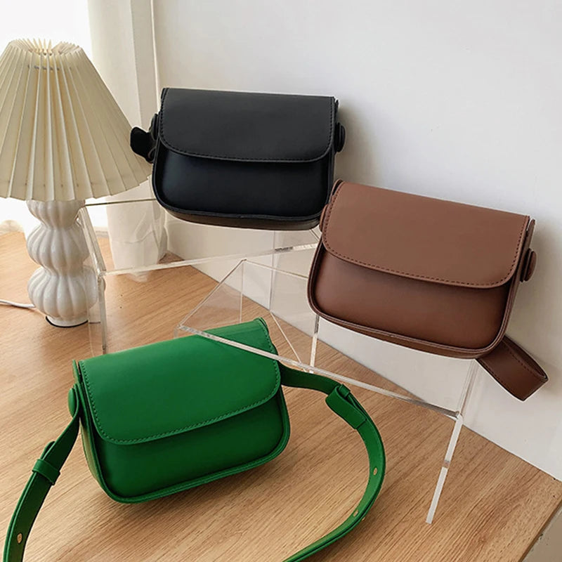 Casual Small Bag for Women Female Shoulder Bags INS PU Leather Crossbody Bags
