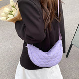 Casual Solid Crossbody Shoulder Bags for Women Handbag Female Hobos Bag