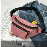 Casual Solid Fanny Pack Bum Bag Women Waist Belt Pouch Travel