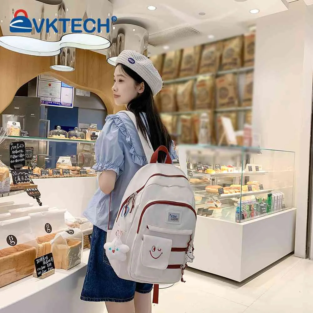 Casual Student School Bag Backpack Large Capacity Girl College Backpack