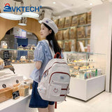Casual Student School Bag Backpack Large Capacity Girl College Backpack