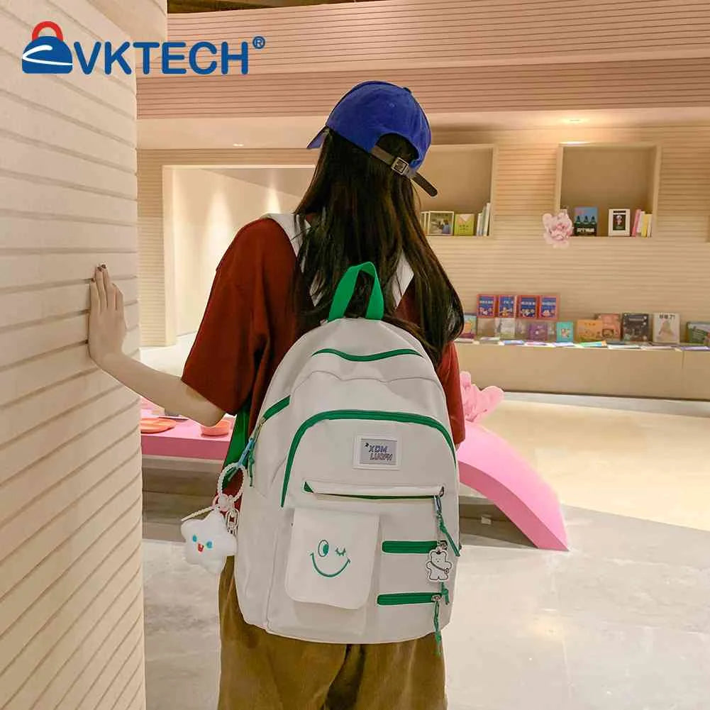 Casual Student School Bag Backpack Large Capacity Girl College Backpack
