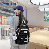 Casual Student School Bag Backpack Large Capacity Girl College Backpack