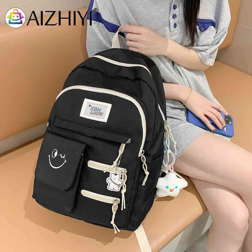 Casual Student School Bag Hit Travel Book Backpack College Backpack