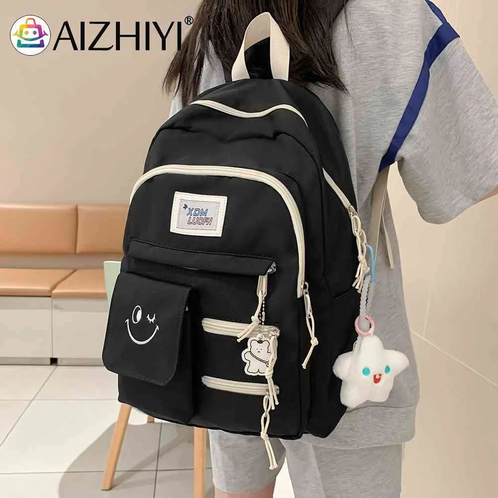 Casual Student School Bag Hit Travel Book Backpack College Backpack