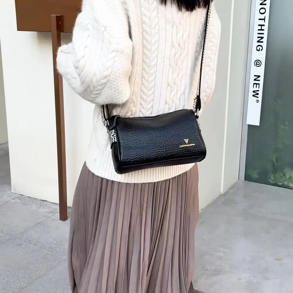 Casual Pillow Sling Purses And Handbag Women'S Leather Lady Vintage
