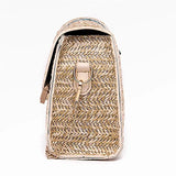 Casual Ethnic Style Chain Shoulder Bag Portable Satchel Crossbody Bag