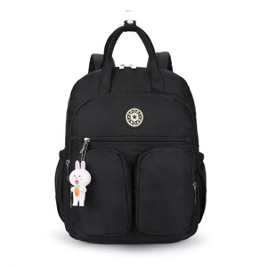 Casual Waterproof Woman Backpack School bags Soft Handle Multi-pocket Travel
