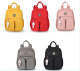 Casual Waterproof Woman Backpack School bags Soft Handle Multi-pocket Travel