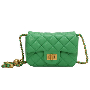 Vintage Chain Shoulder Bag Crossbody Handbag