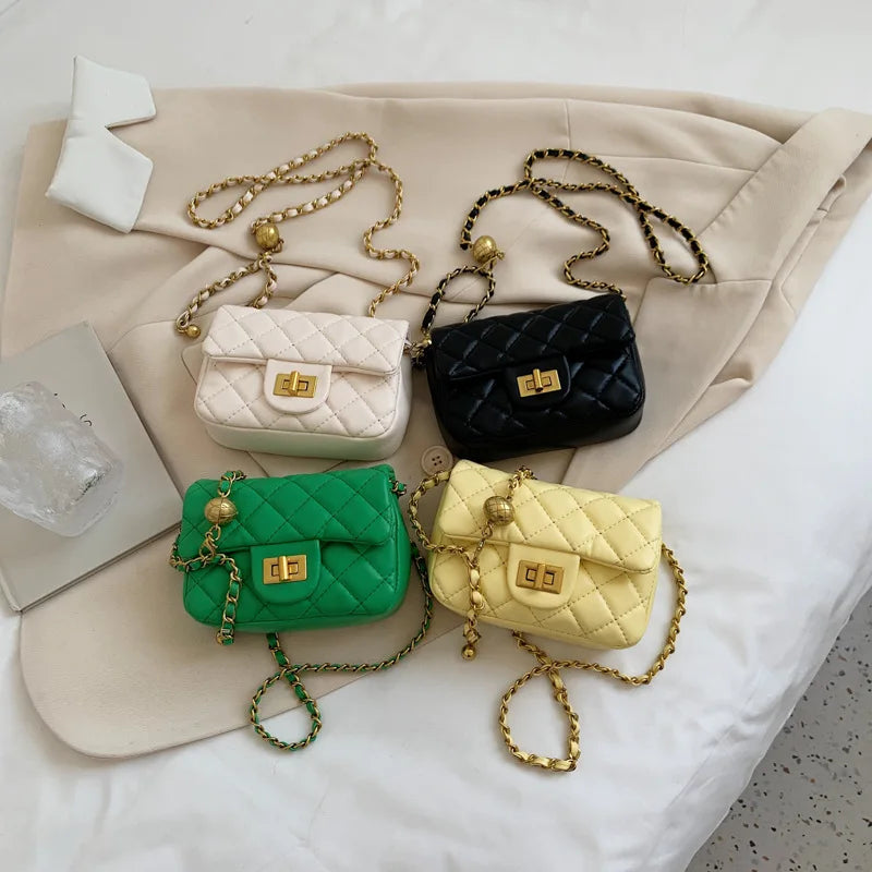 Vintage Chain Shoulder Bag Crossbody Handbag