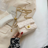 Vintage Chain Shoulder Bag Crossbody Handbag