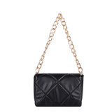 Chain Solid Handbags For Women High PU Leather Shoulder Bag