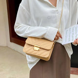 Chain Strap Handbags Women Summer Pu Leather Shoulder Bag