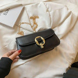Chain Style Crossbody Bag for Women - Small Shoulder Bag