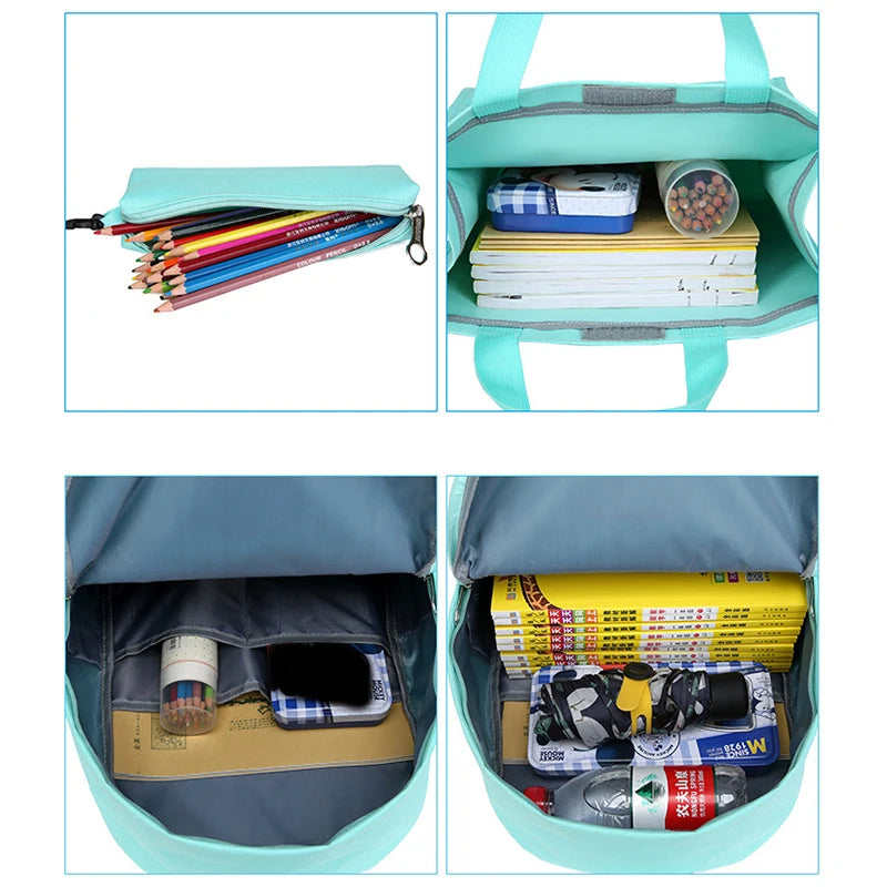 Kids School Bags 3pcs/set Girls Backpack Shoulder Bags