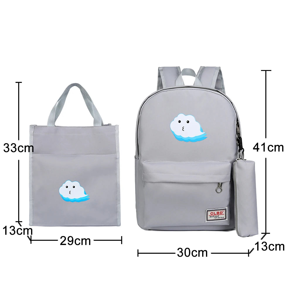 Kids School Bags 3pcs/set Girls Backpack Shoulder Bags