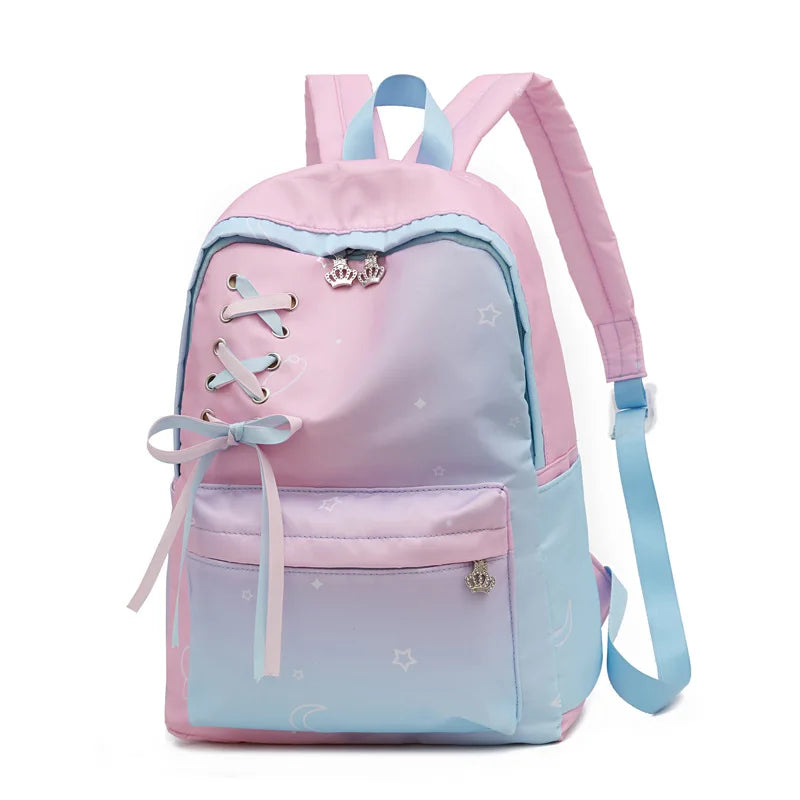 Girls School Backpack Student Book Bag Travel Backpack Kids Laptop Bags