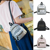 Geometric Pattern Backpack Zipper Closure Waterproof Small Daypack