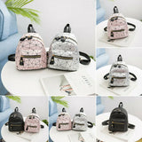Geometric Pattern Backpack Zipper Closure Waterproof Small Daypack