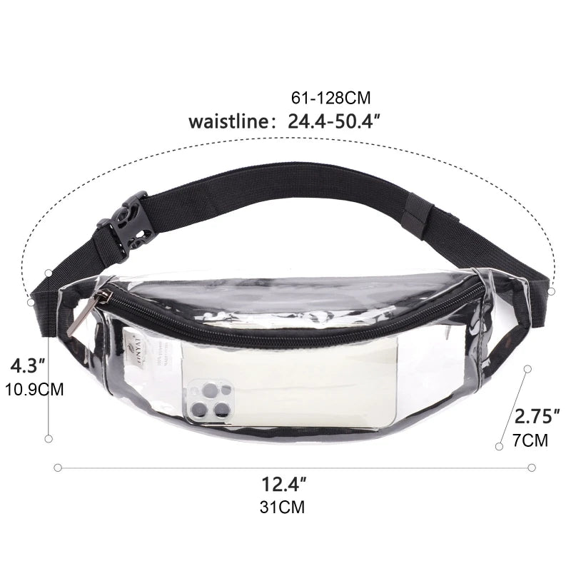 Casual Waist Fanny Pack Sling Chest Pouch Sports Travel Belt Bum Bag