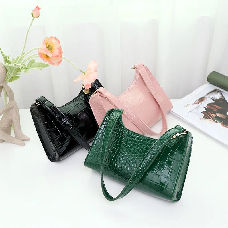 Small Crossbody Bag PU Leather Evening Handbag for Women