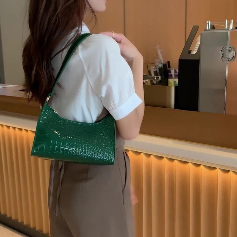 Small Crossbody Bag PU Leather Evening Handbag for Women