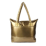 Women Shoulder Handbag Feather Down Tote Girl Large Bag