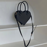 Vintage Love Heart Shoulder Bag for Women Small Tote Purse Messenger Bags