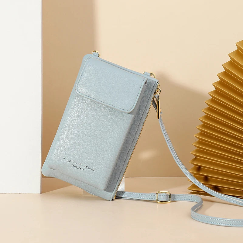 Women's Leather Shoulder Bag Mini Crossbody Purse Wallet