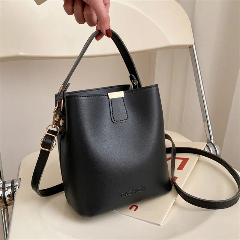 Casual Ladies Tote Bucket Shoulder Bag Crossbody